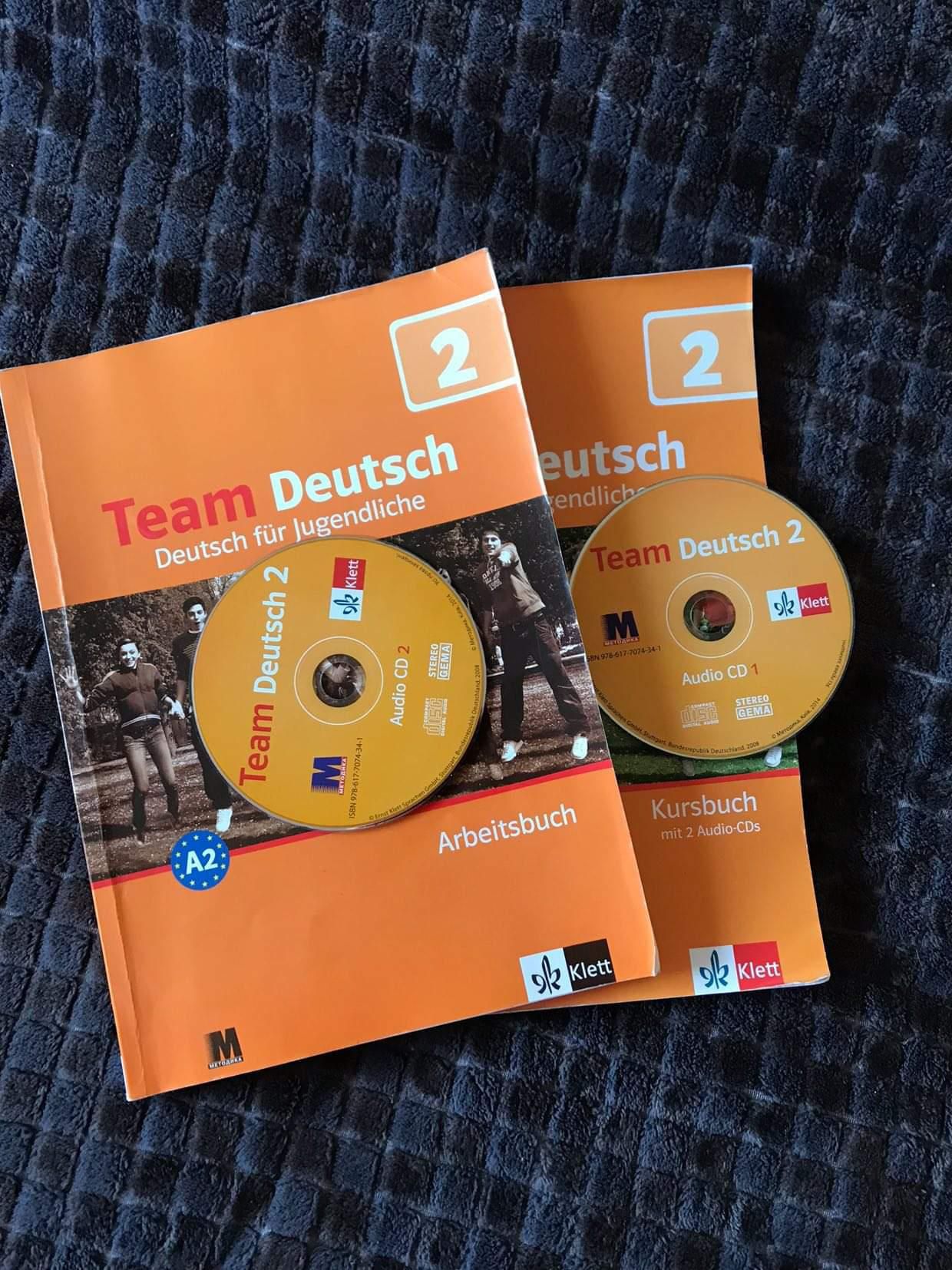 Навчальний комплект з німецької мови Team Deutsch 2