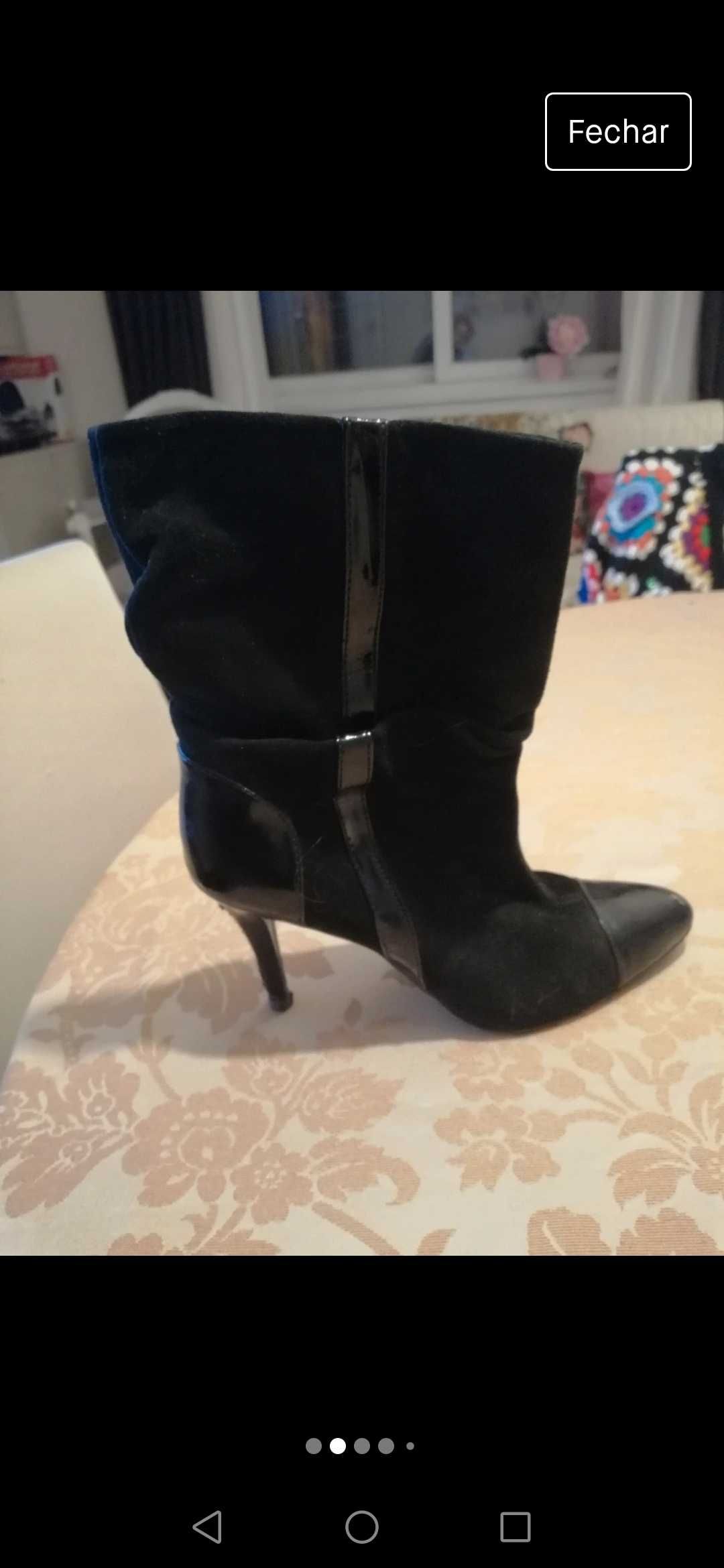 Botins Zara preto