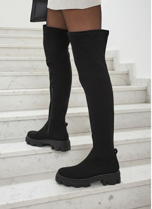 Ботфорти 39 розмір, устілка 25,5 Чоботи чорні