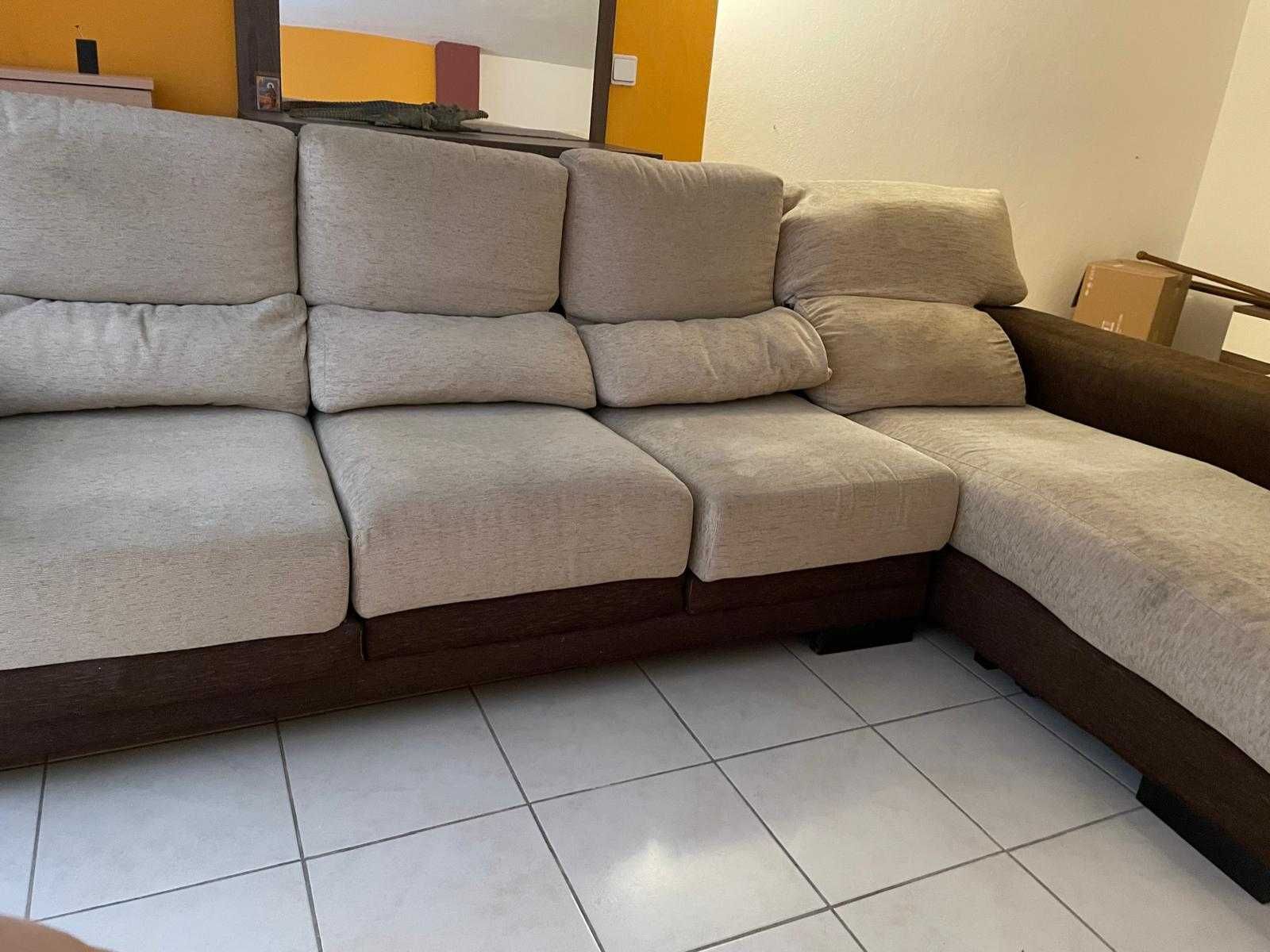 Sofá Chaise Longue Modular (Em formato L)