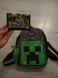 Minecraft plecak+nowy portfel