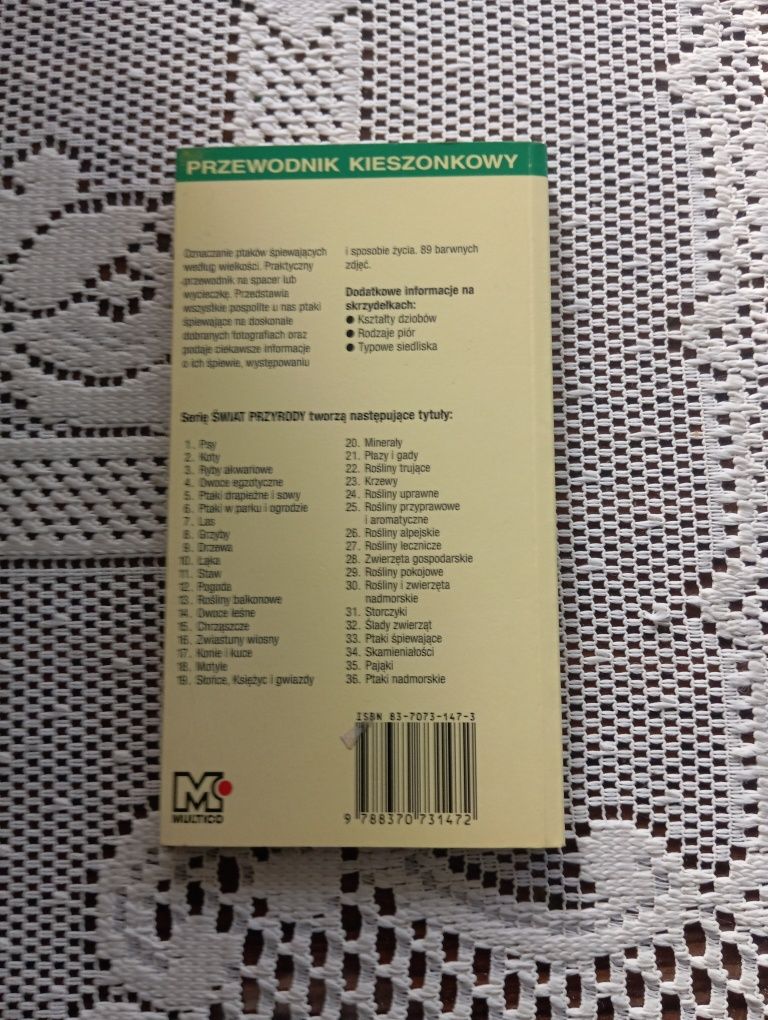 Przewodnik kieszonkowy śpiewające ptaki