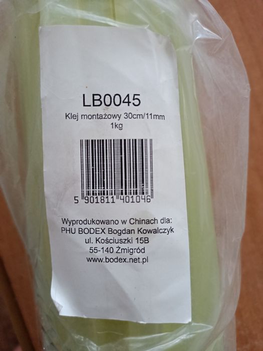 Klej na gorąco, klej do pistoletu 11mm x 300mm,