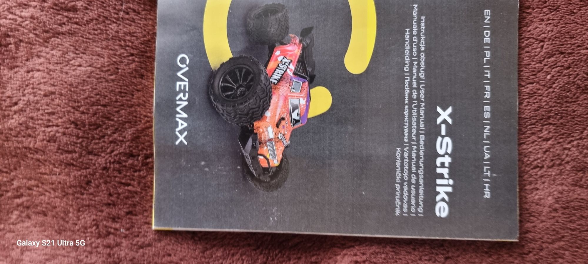 Samochód Auto RC RESORAK MONSTER TRUCK Zdalne Sterowany 45km/h CZER
