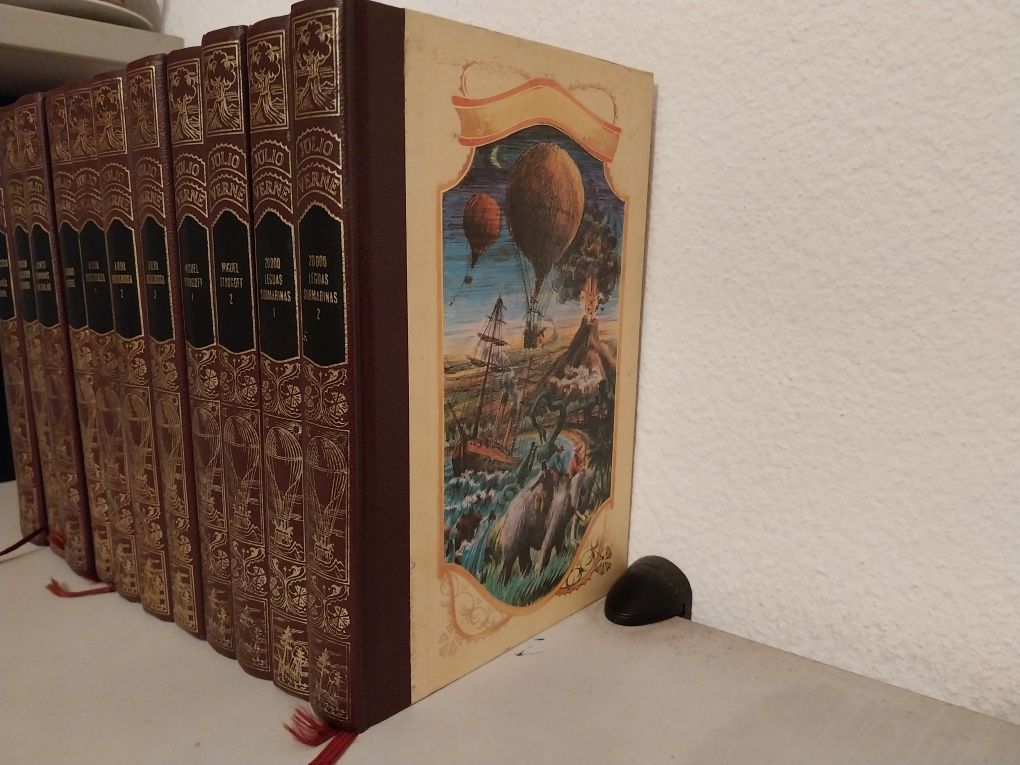 Coleção de livros Júlio Verne