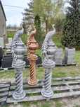Paw betonowy, figura betonowa