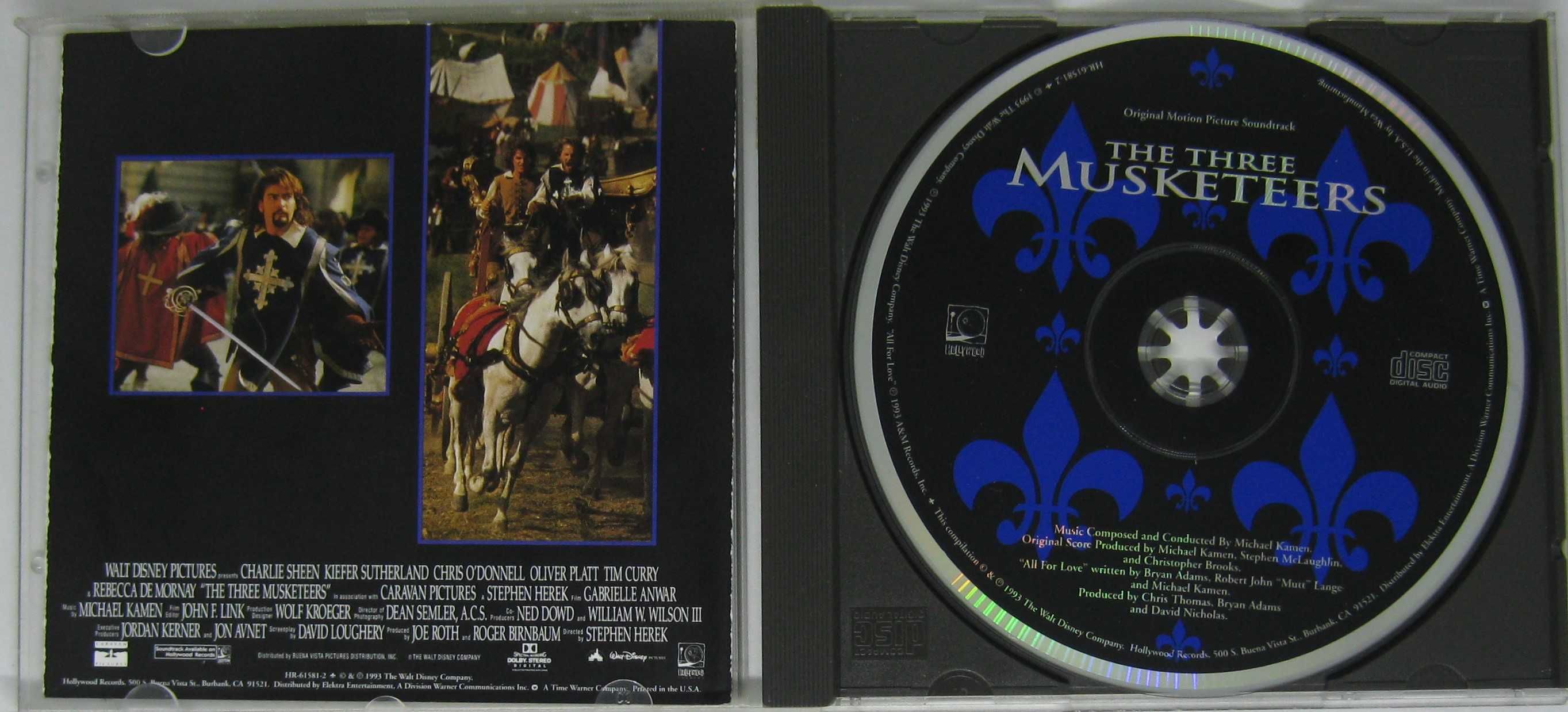 Michael Kamen:Three Musketeers (Ost), CD USA