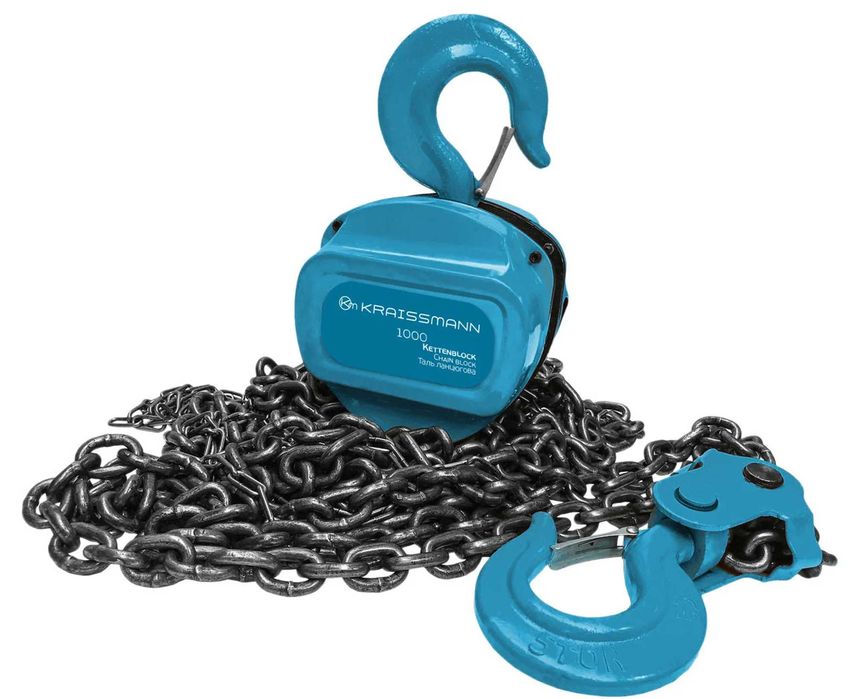 Продам Таль цепная механическая Германия KRAISS 1000Кг Лебедка Талька