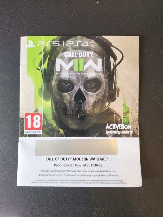 call of duty MODERN OF WARFARE ps4 ps5 playstation 4 i 5