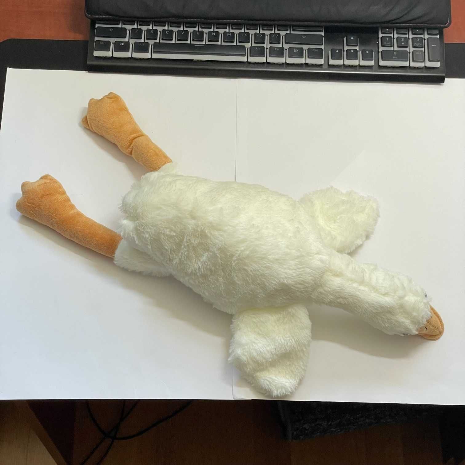 HIT SEZONU pluszowa gęś kaczka pluszak przytulanka duży 50 cm