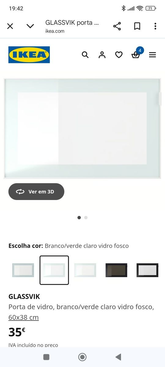 2 Portas de móvel de TV IKEA