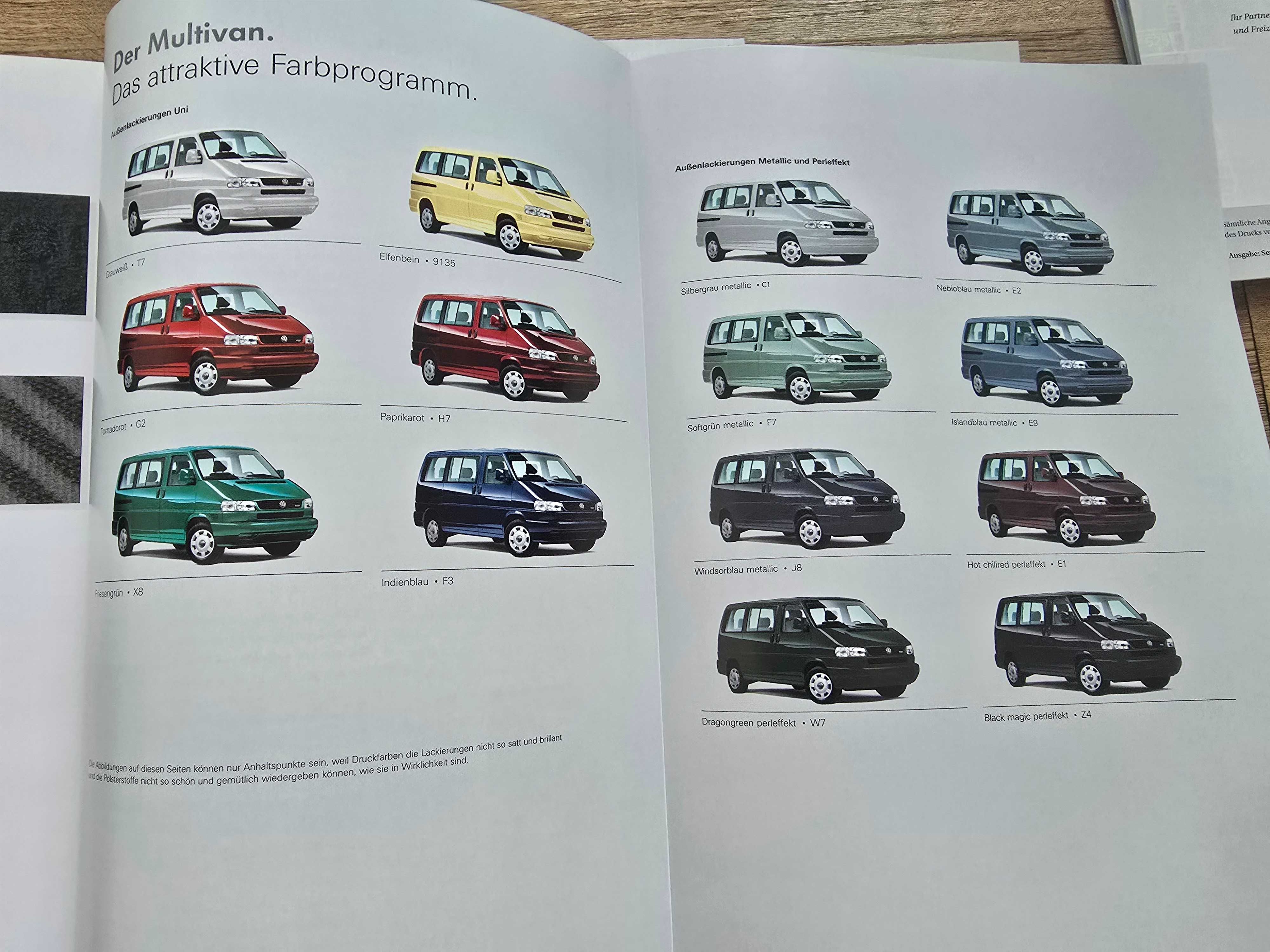 Prospekt VW T4 Multivan