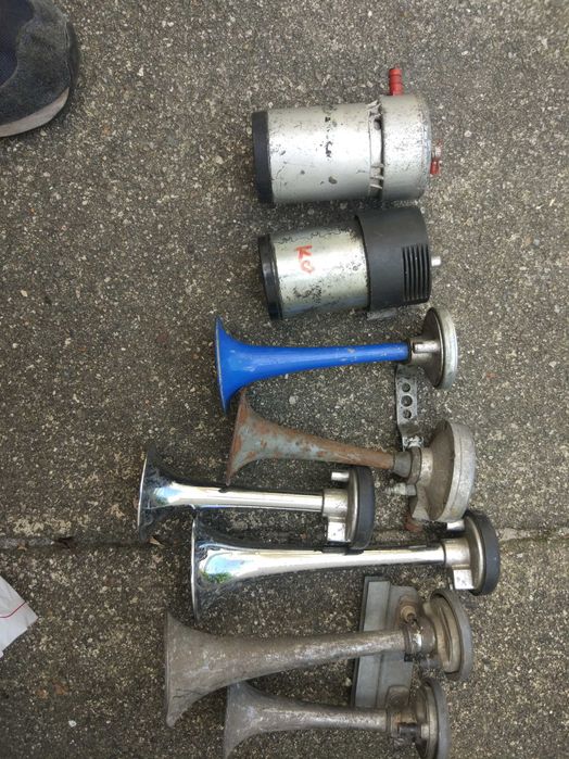 Buzinas corneta com compressor