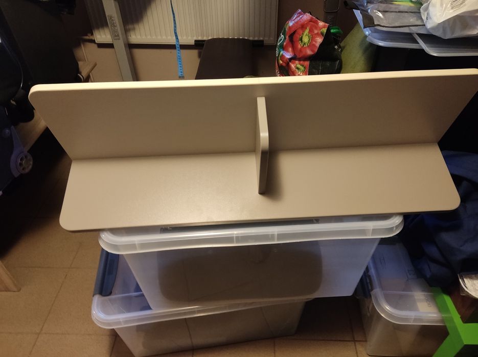 Szafka półka wisząca do mebli VOX 2PIR szerokość 90 szaro-kremowa