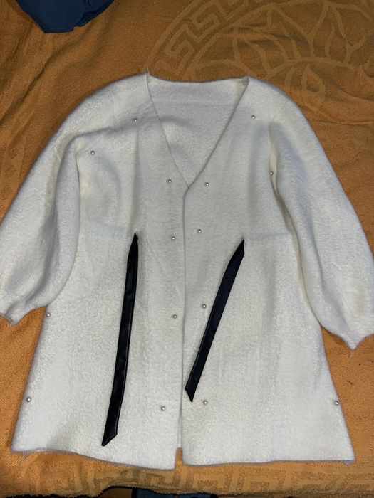 Альпака (кардиган( молочного кольору