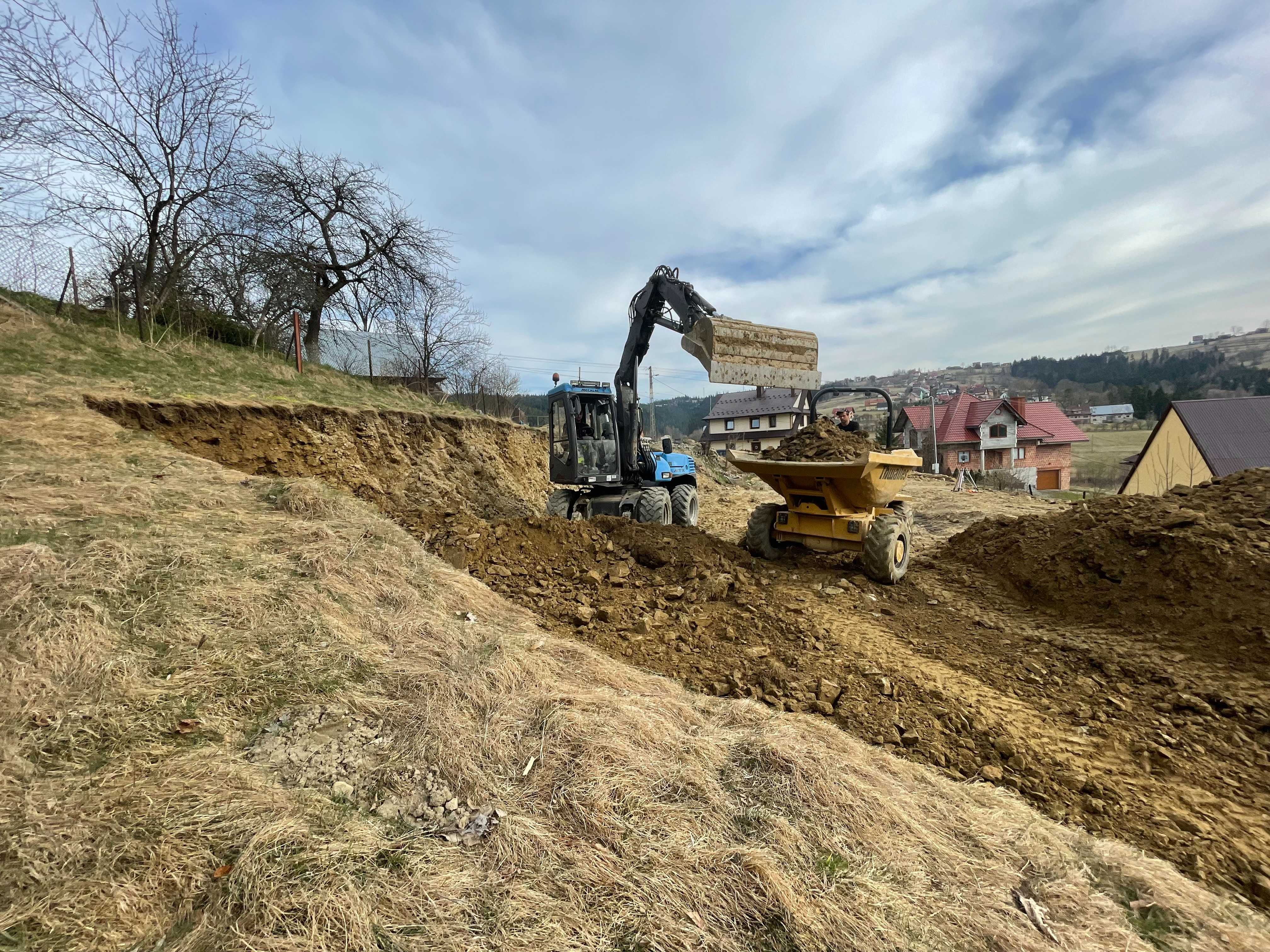 Roboty Ziemne Usługi Koparką, Wyburzanie budynków, Kruszywa, Tłuczeń