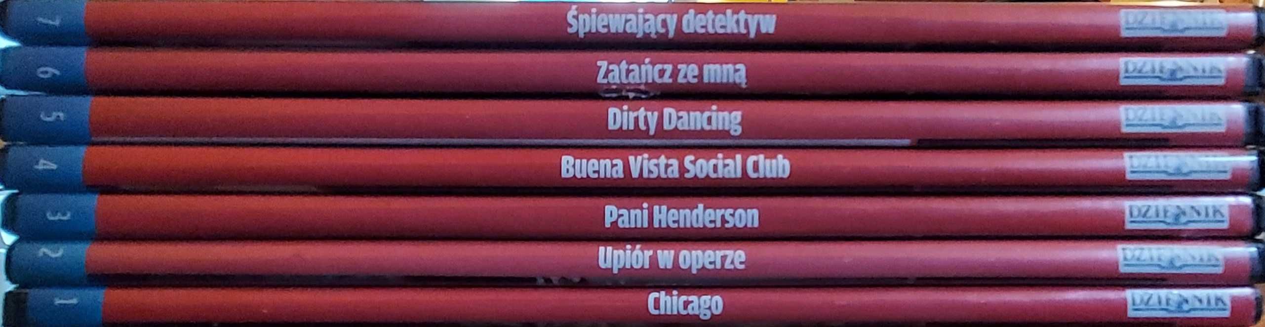 "Kino Pełne Muzyki" - 7 dvd Chicago, Zatańcz ze Mną, Dirty Dancing,