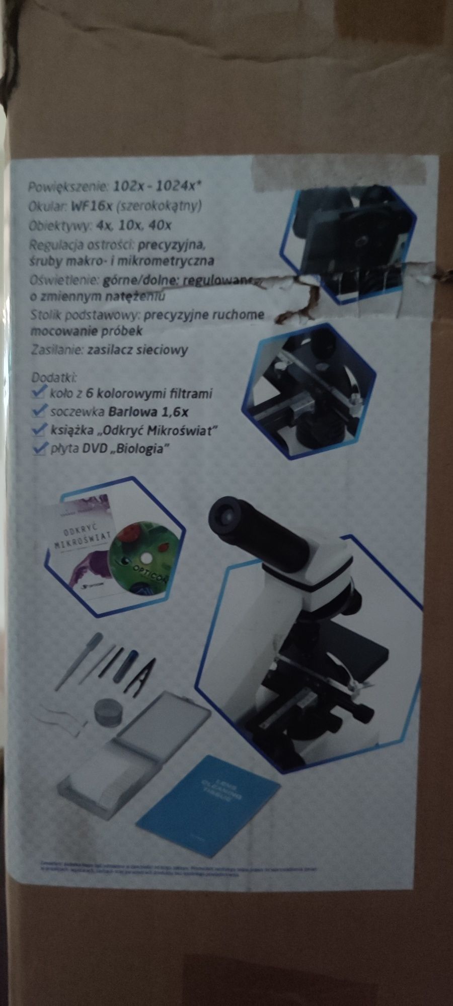 Mikroskop optyczny Opticon Biolife 1024 x