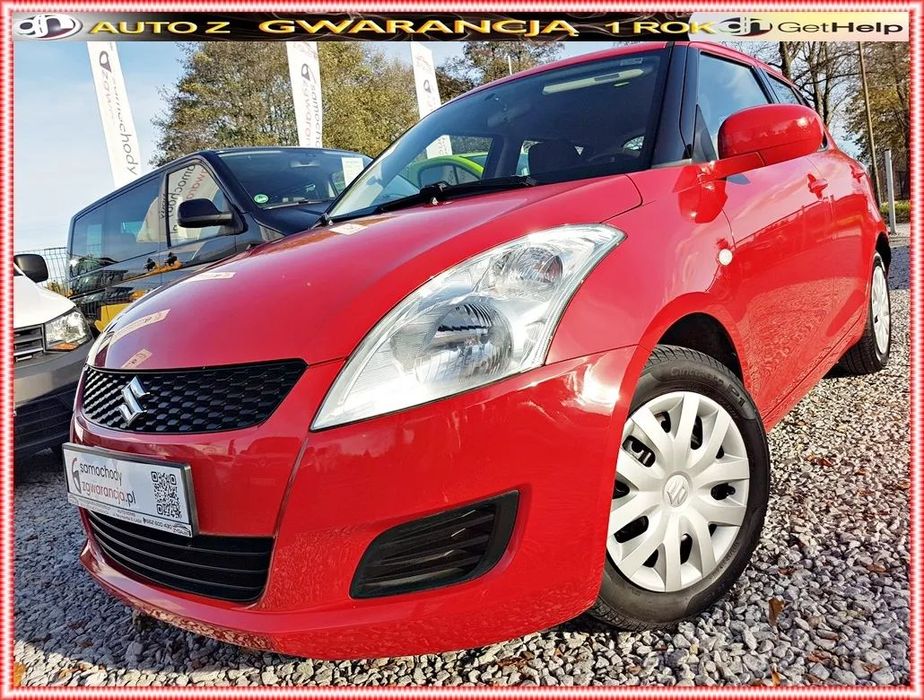 Suzuki Swift Piękny SUZUKI SWIFT 1.2 16v 94KM przeb 100tyś SERWIS 1 ROK GWARANCJI !