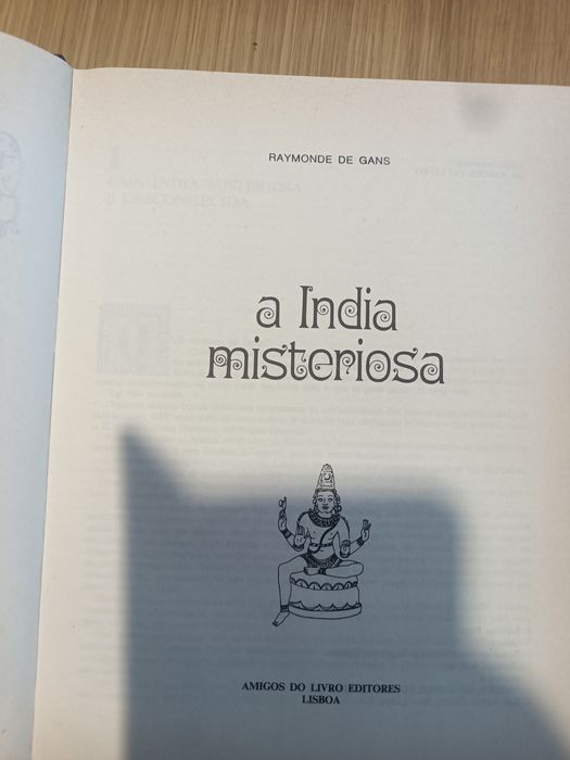 Vendo livro sobre A Índia Misteriosa