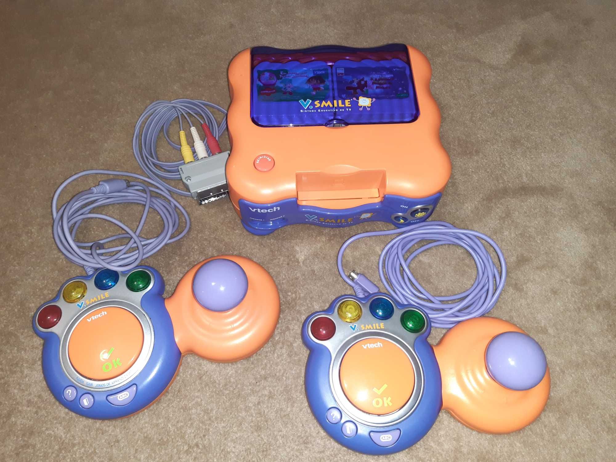 Consola Vtech (Vsmile) com 6 jogos