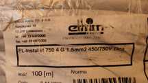 Kabel EL INSTAL 4x1.5 100m