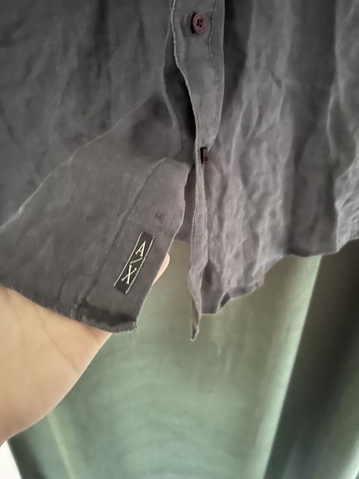 Armani Exchange koszula lniana M męska