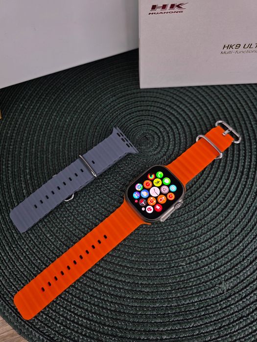 Watch HK Ultra2 Max – AMOLED 2,12", połączenia, sport, zdrowie – NOWY