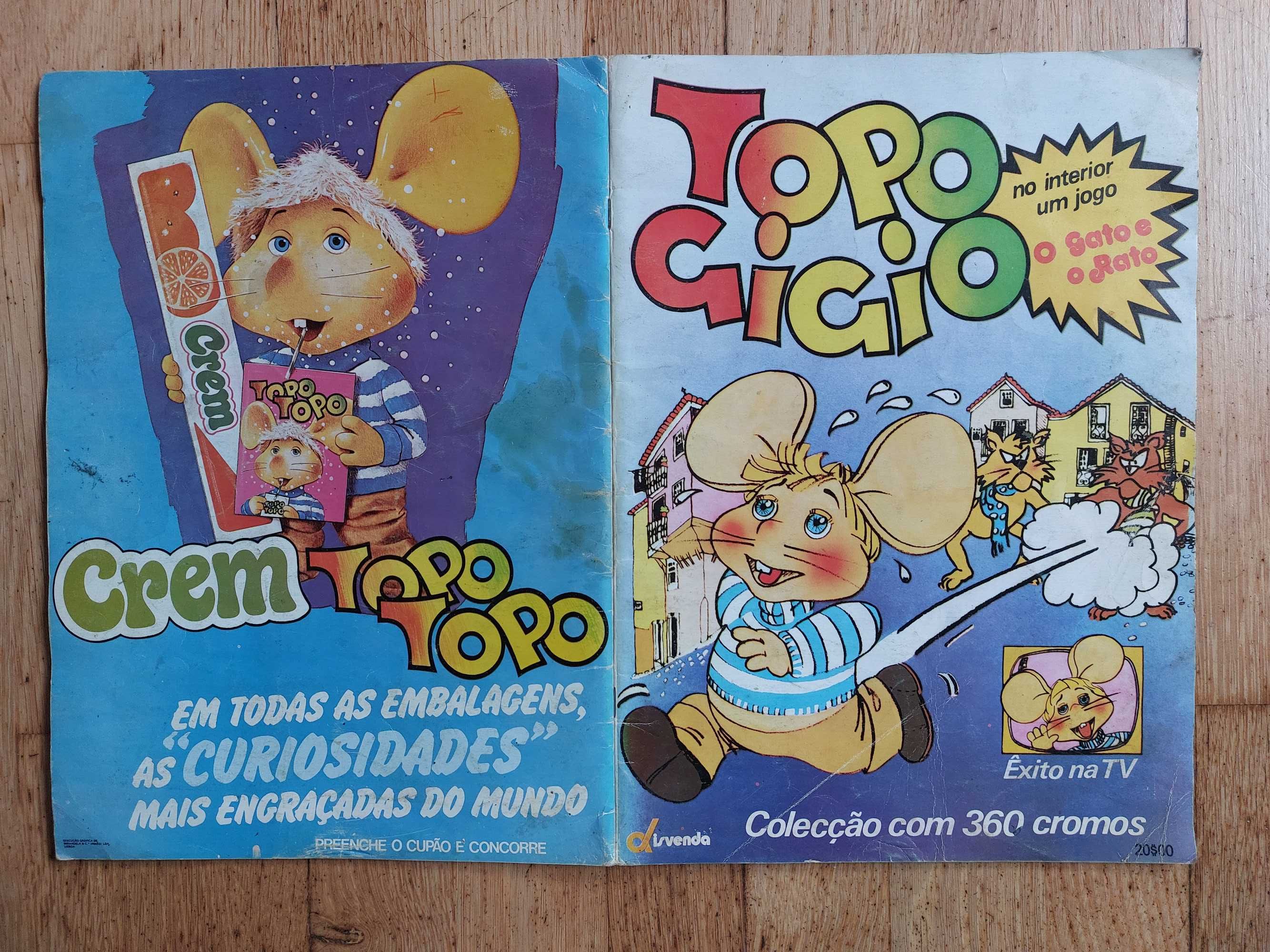 Caderneta de cromos Topo Gigio - Completa
