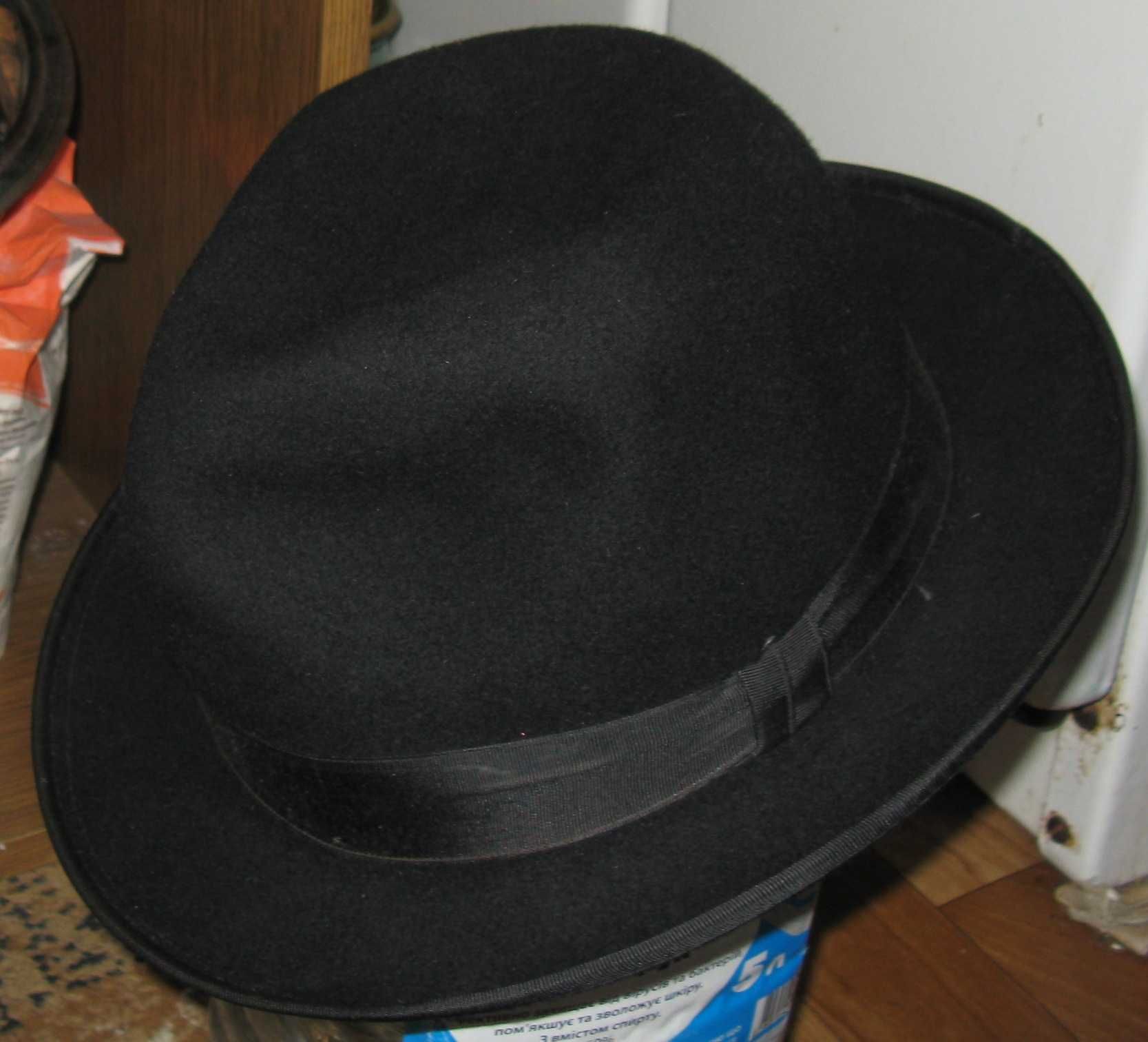 Шляпа мужская винтаж фетр 57 р федора