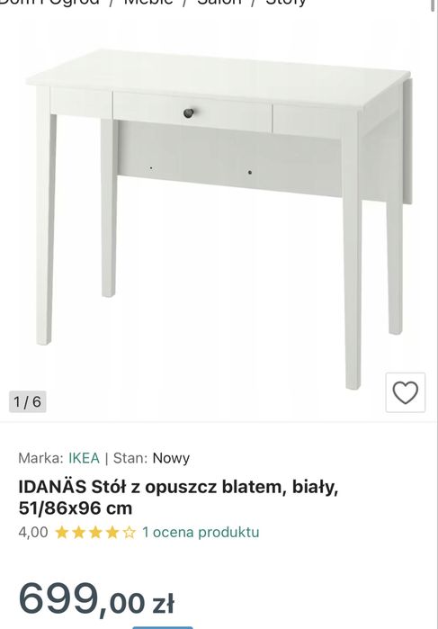 IDANAS stól ikea