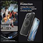 Etui Spigen Ultra Hybrid Mag z MagSafe na iPhone 15 Pro Max - grafitow