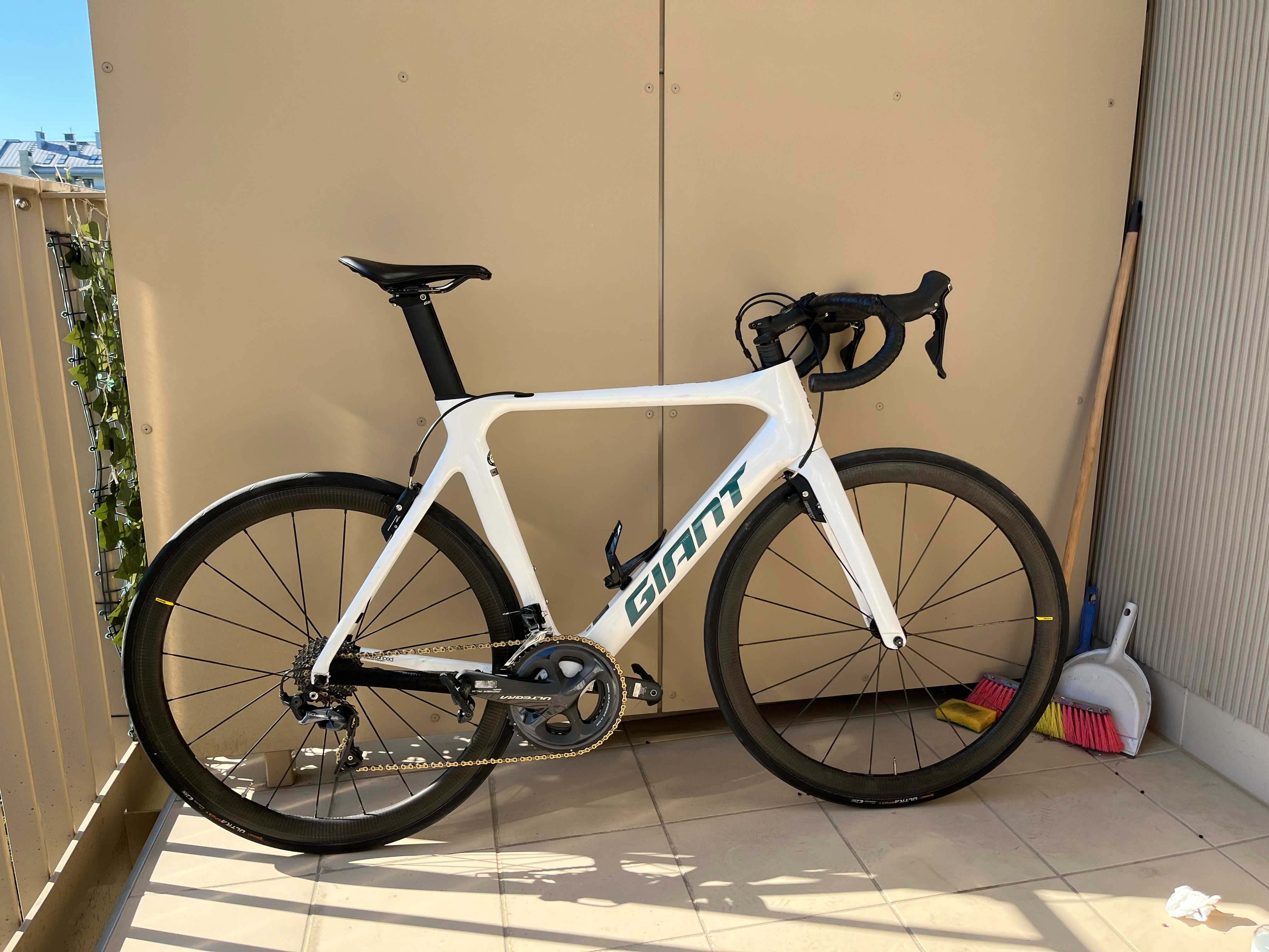 Giant Propel Advanced 1 - pomiar mocy + kola karbon Mavic Cosmic 30mm