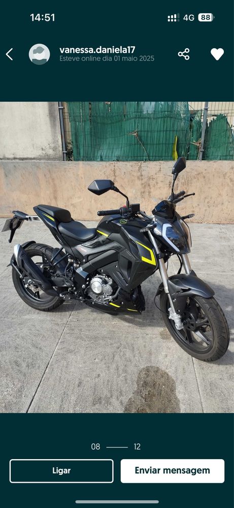 Keeway RKF 125 com 3mil KM