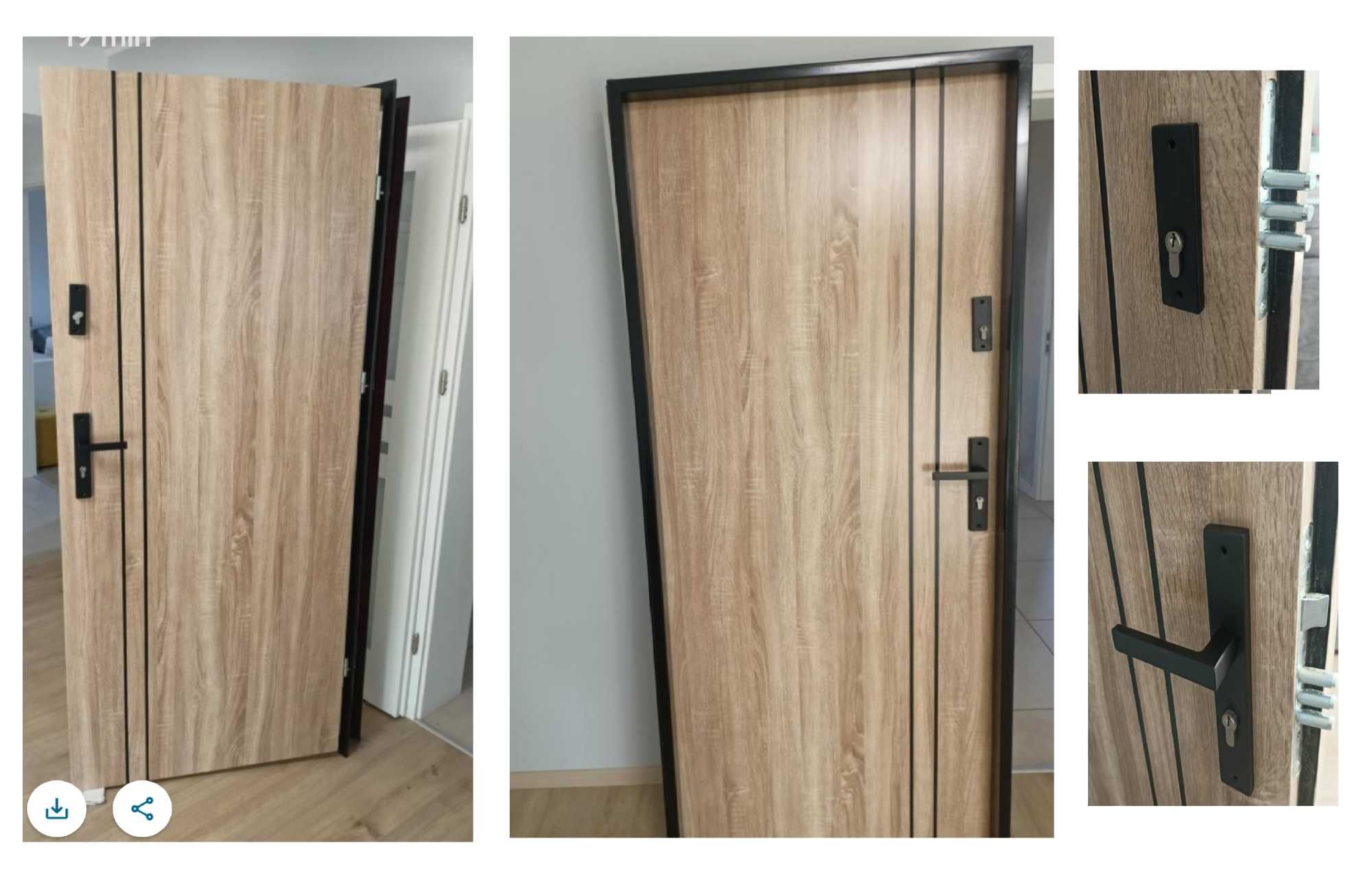 Antywłamaniowe drzwi wejściowe- zewnętrzne z MONTAŻEM, ocieplone