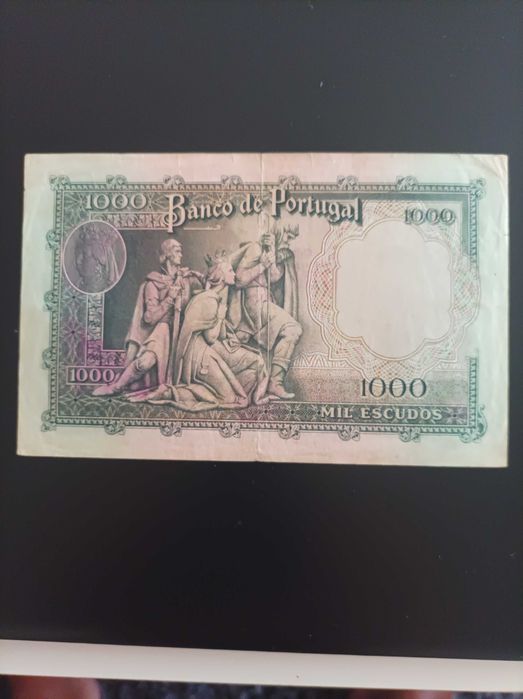 Nota de 1000 escudos Dona Filipa de Lencastre.