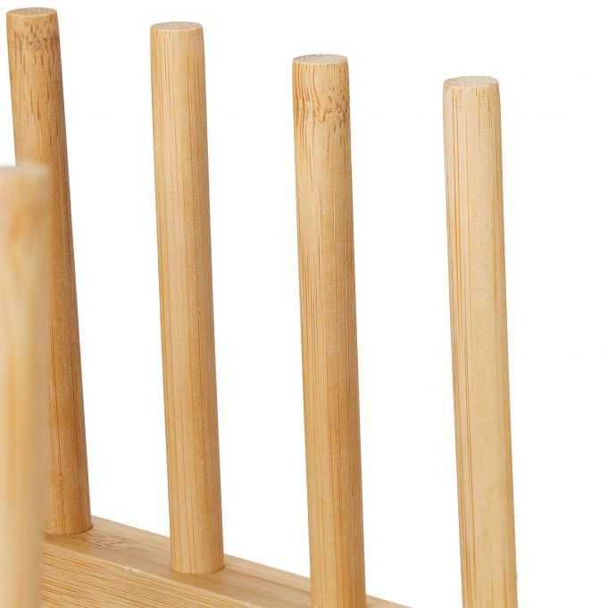 Stojak na naczynia suszarka do naczyń bambus drewniany stojak naczynia