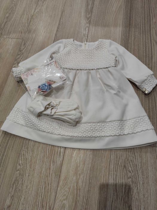 Sukienka do chrztu świętego 86cm