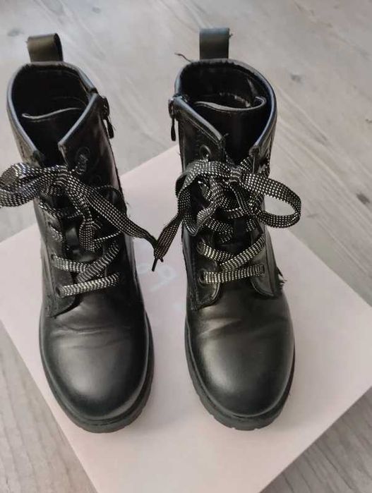 Buty czarne- trzewiki neilli blu r 31- 19,5 cm