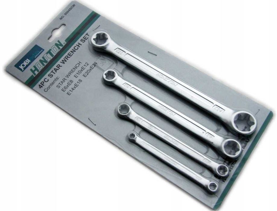 Klucze oczkowe TORX 4szt.
