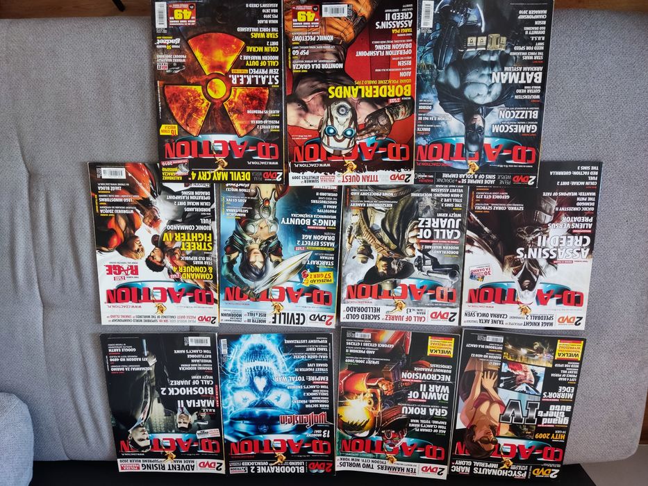 53 szt CDaction, CD-Action 1999 do 2014, wybór