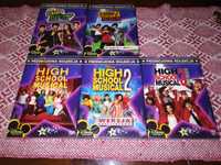 Filmy DVD: High School Music 1-3 / Camp Rock 1-2