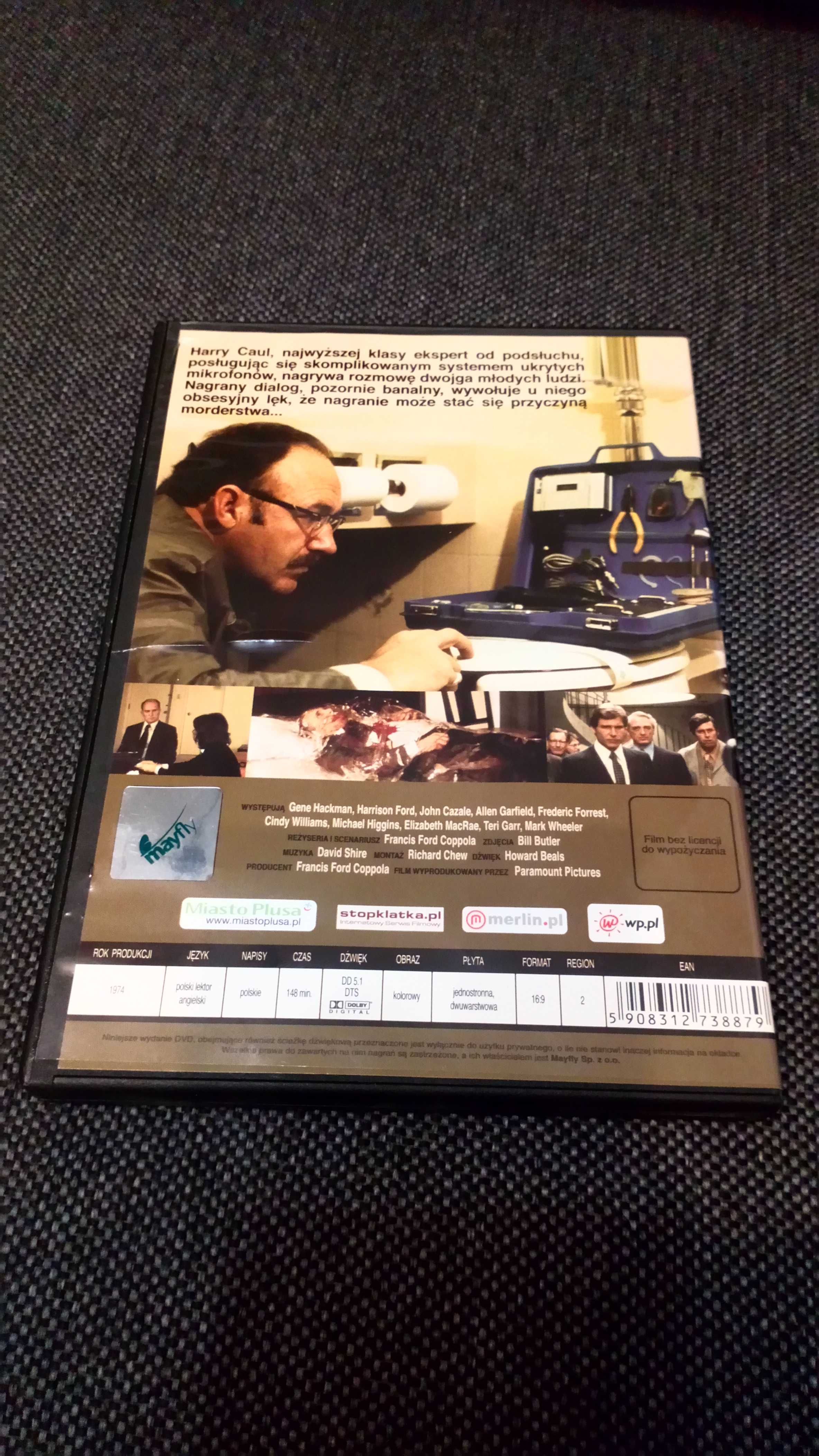 Film DVD - Rozmowa - reż. Francis Ford Coppola, stan BDB