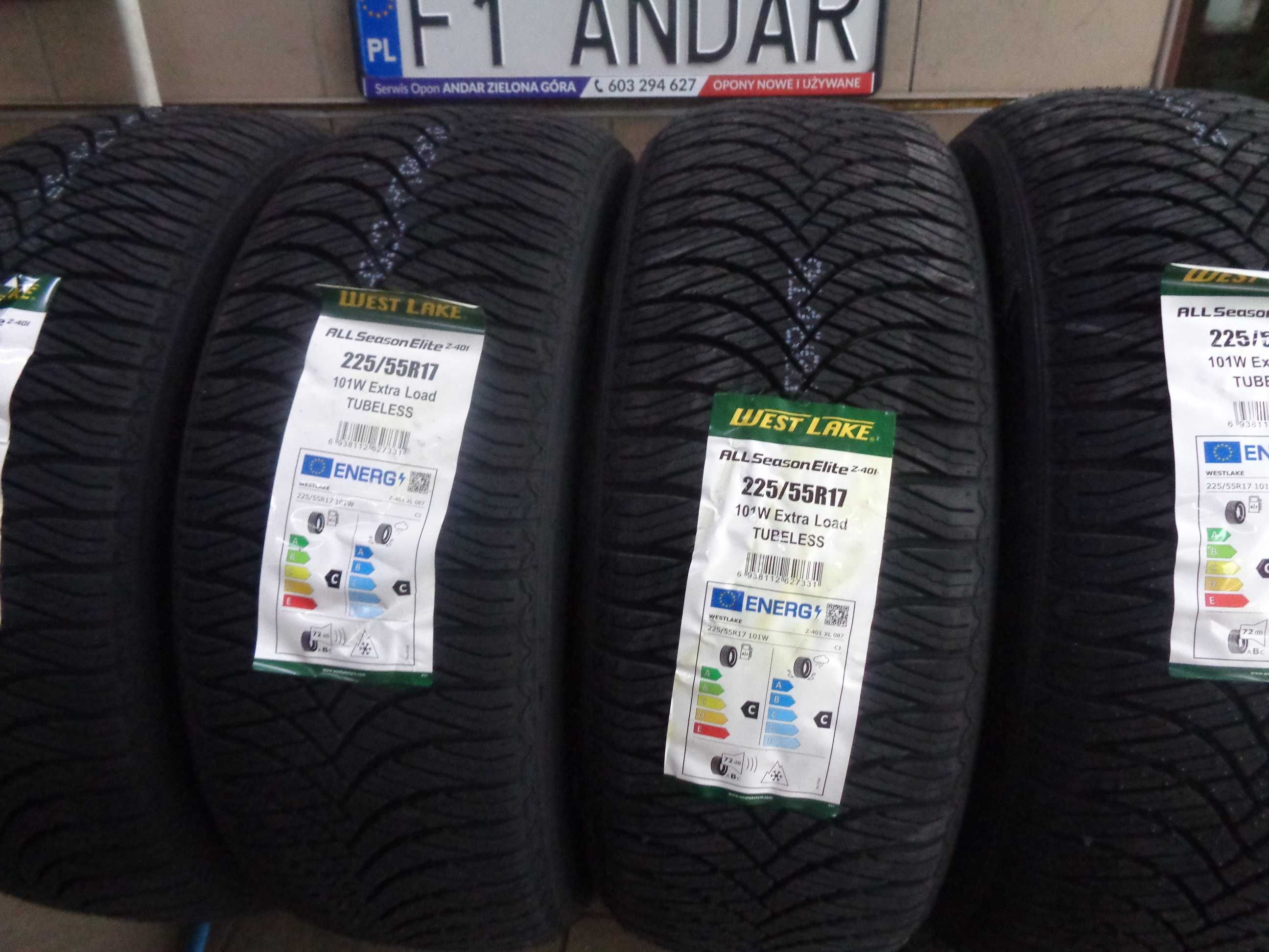 Nowe 225/55R17 WEST LAKE Z-401 All Season , XL ,Opony Całoroczne ANDAR