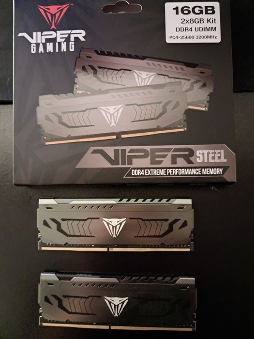 Pamięci RAM Patriot Viper 16gb (2x8gb) 3200mhz
