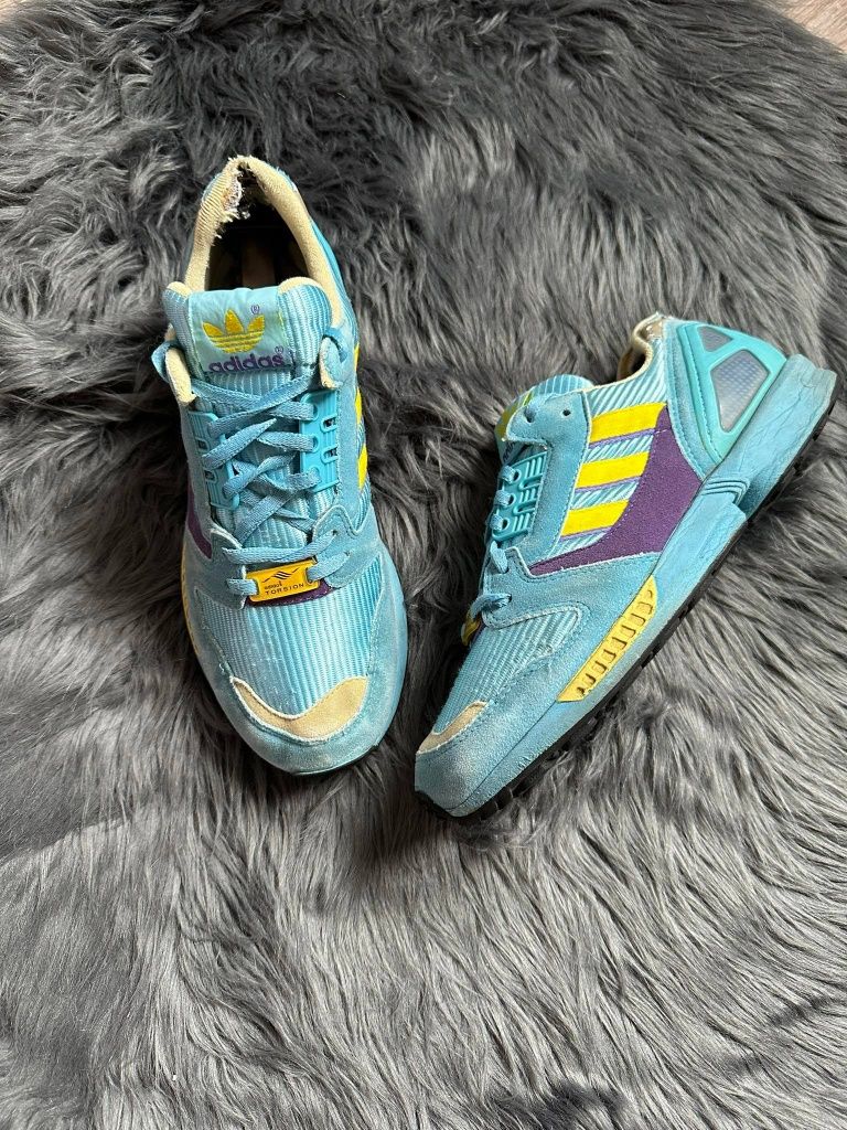 Buty Adidas Torsion ZX 8000 Aqua RARE Vintage retro 90s