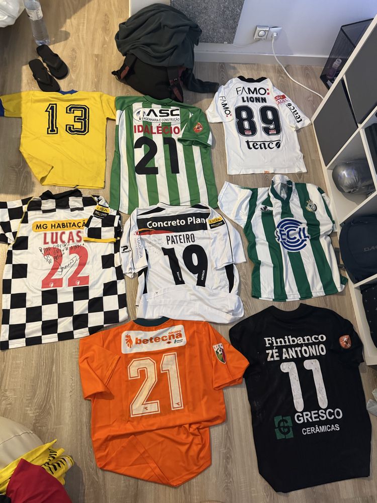 Camisolas de jogo colecionar antigas