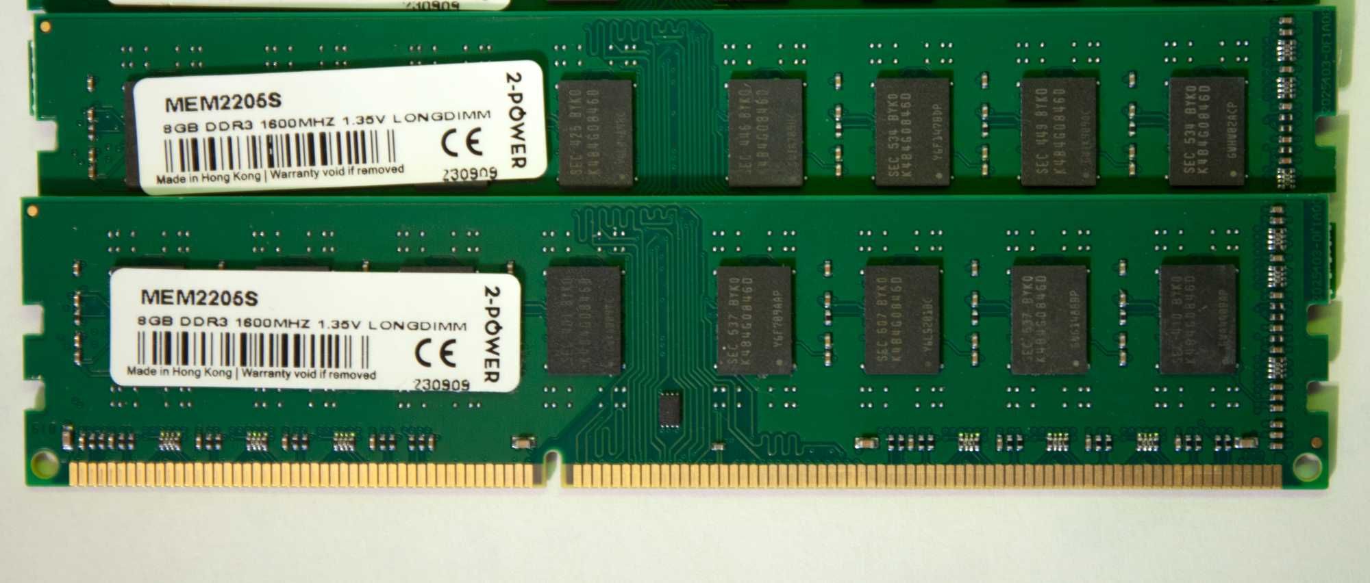 Zestaw pamięci RAM 16 GB DDR3L 1600MHz 1.35V