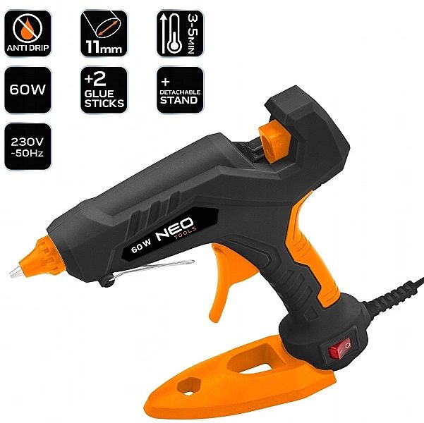 Pistolet Do Kleju Na Gorąco 11mm 60 W 17-096 Neo #