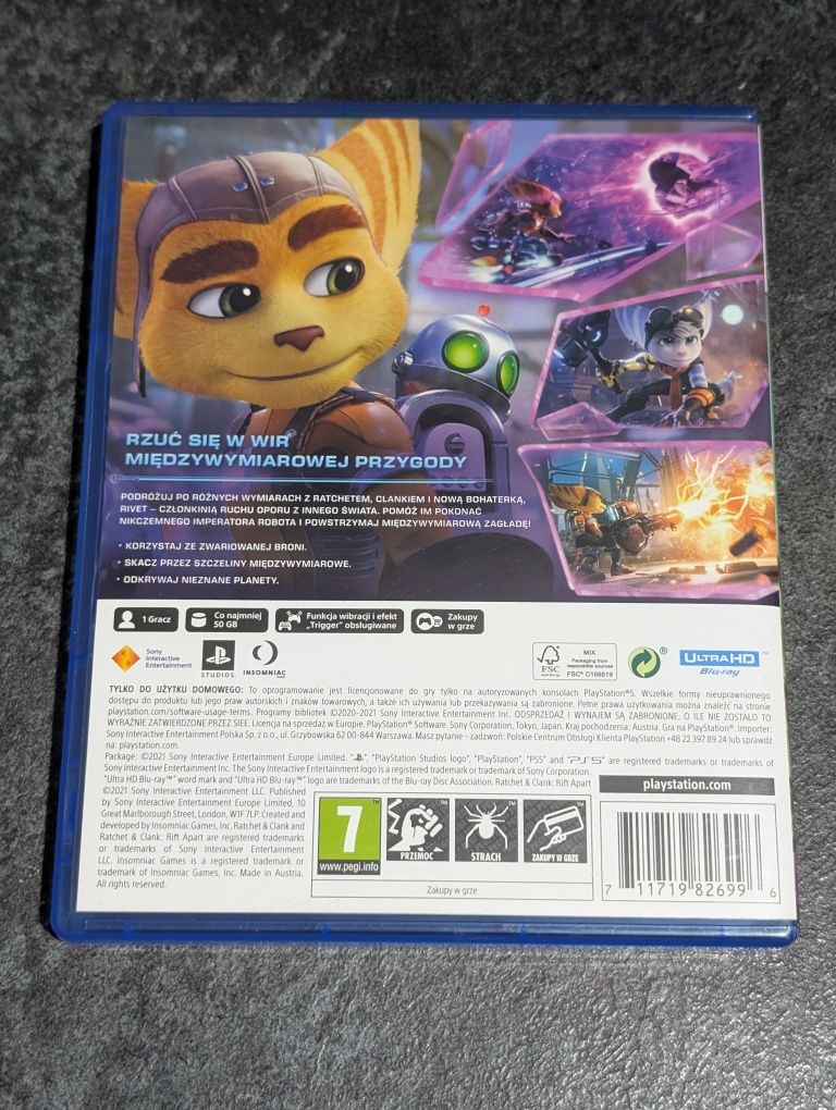 Ratchet and Clank: Rift Apart  po polsku PS5